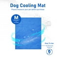 thumbnail image 2 of Dog Cooling Mat, Medium - Pressure Activated Cooling Mat for Dogs and Cats - No Water or Refrigeration Needed - Non-Toxic Gel Cooling Pad, Ideal for Home and Travel - 19.5x15.7 Inches, 2 of 8