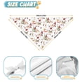 thumbnail image 6 of Dog Bandana 1 Pack,White Christmas Gnome Pattern Bandanas for Dogs,Cat Bandana,Small/ Large Dog Bandana 2 Size,Dog Bandanas Girl Boy, 6 of 6