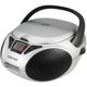 thumbnail image 1 of Craig CD6925 Boombox estéreo portátil de carga superior con radio estéreo AM/FM, Bluetooth inalámbrico y puerto AUX (plateado, Bluetooth), 1 of 5