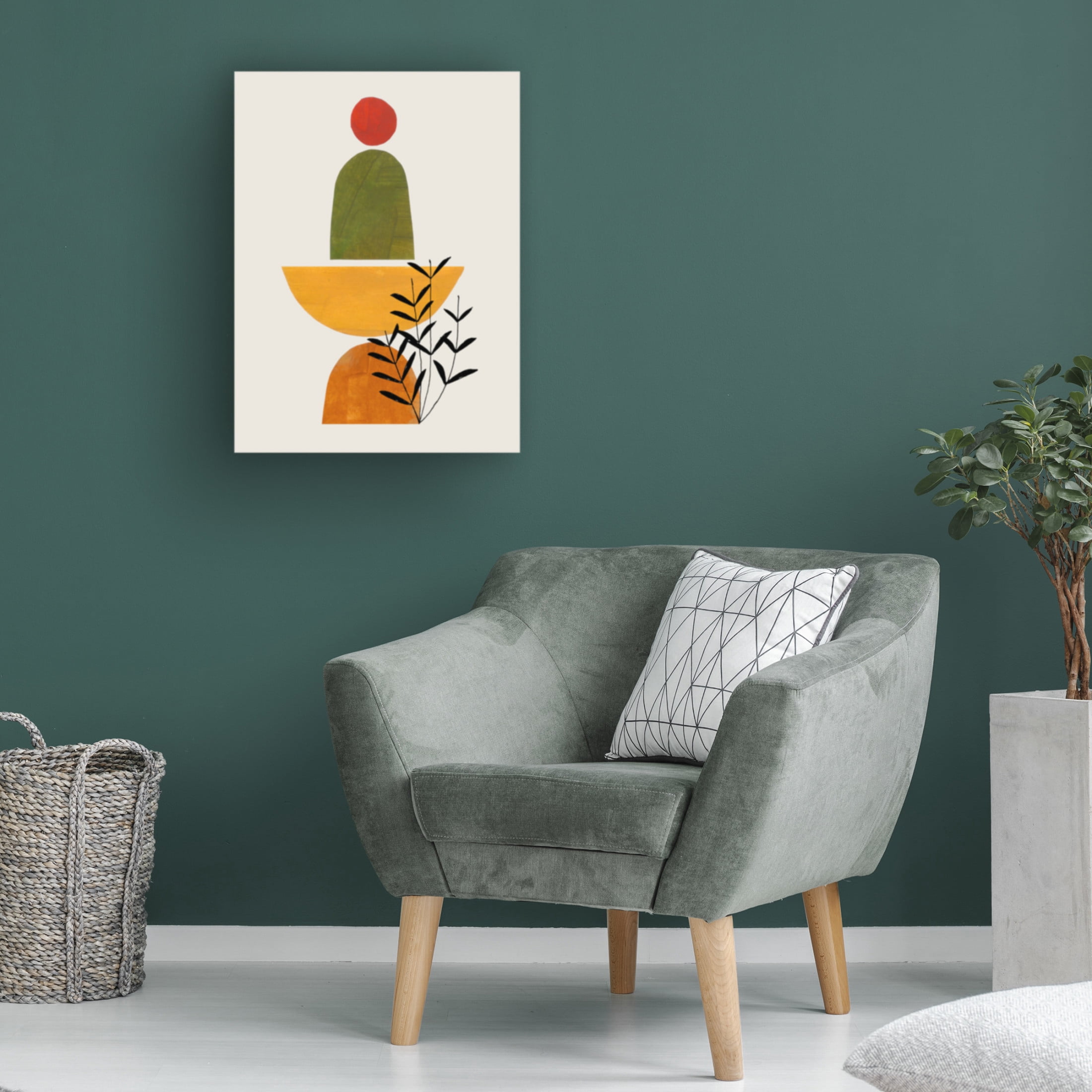 Trademark Fine Art Ejaaz Haniff Banana Garden Canvas Wall Art