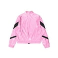 thumbnail image 7 of inhzoy Kids Girls Metallic lightweight Zip-Up Bomber Jacket,Sizes 6-16 Pink-A 10, 7 of 7