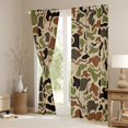 thumbnail image 3 of Castle Fairy Boho Bull Skull Blackout Curtains Set of 2 (52x84 Each),Camo Window Curtains, 3 of 6