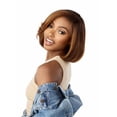 thumbnail image 3 of Sensationnel Glueless Textured Lace Wig Y-Part Kinky Chic Bob 12” Lace Wigs / Color: HL280/44, 3 of 5