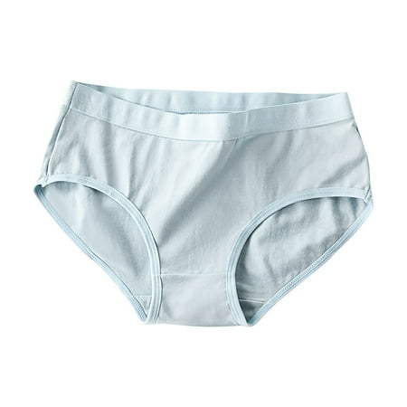 DQRPSEETB Women s Briefs Breathable Mid Waist Plus Size Underwear Ladies Underwear Panties Cotton Womens Plus Size Gift for Halloween Xmas