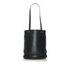 Pre-Owned Louis Vuitton Epi Bucket PM Leather Black (Good)