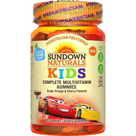 Sundown Naturals® Kids Disney Cars 3® Complete Multivitamin, 60