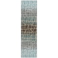 thumbnail image 2 of Addison Rugs Chantille Indoor/Outdoor Transitional Geometric Teal Machine Washable Runner Rug, 2'3" x 7'6", 2 of 8
