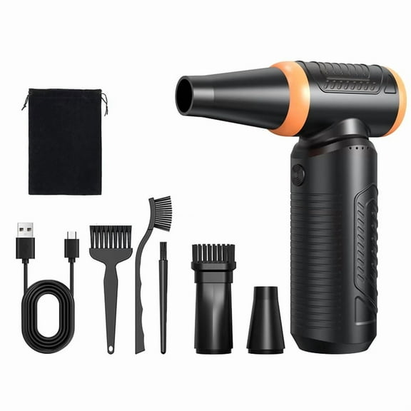 Compressed Air Duster,300000RPM Powerful Electric Air Duster,No Canned Air Duster-Replace Compressed Air,for Car,Home