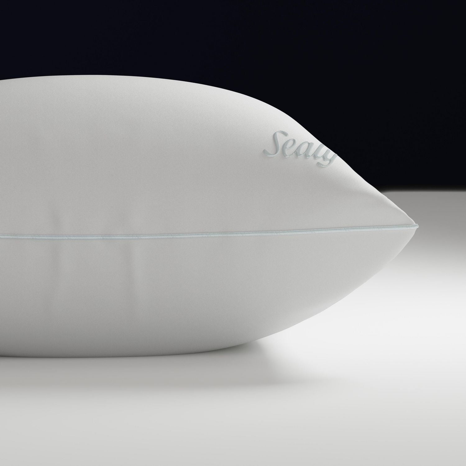 Sealy Smooth Support Down Alternative Machine Washable Bed Pillow, Standard