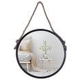 thumbnail image 6 of 24x24 Brown Round Rope Wall Mirror, 6 of 6
