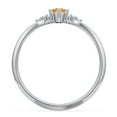 thumbnail image 4 of Birthstone Oval Ring with Shoulder Accents - Citrine (November), 4 of 5