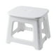 thumbnail image 1 of Taburete plegable, taburete de baño, taburete con reposapiés, taburete pequeño antideslizante portátil para niños 23cmx18cmx20cm, 1 of 9