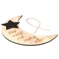 thumbnail image 3 of Yeacher Ramadan Crescent Pattern Decorations DIY Wooden Eid Mubarak Countdown Board Hanging Pendants with Rope Festival Home Decoration, 3 of 7