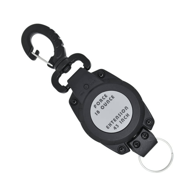 Scuba Diving Deluxe BCD Retractor w/ Lock & Swivel Plastic Clip