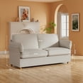 thumbnail image 5 of Vesgantti Mid-Century Modern Linen Upholstered 3 Seater Sofa, Grey, 5 of 6