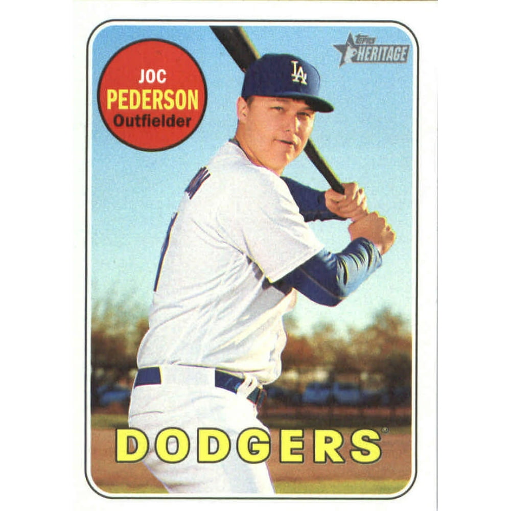 Heritage 2018 Topps Heritage 236 Joc Pederson Los Angeles Dodgers
