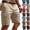 Beige, variant on Men's Twill Cargo Short Lightweight Classic Fit 6" Inseam Shorts Outdoor Workwear Pants for Men without Belt, Navy XL