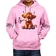 thumbnail image 1 of MHFRRA Sudadera con Capucha Blend, Suave E Informal, con Bolsillo Delantero para Mayor Comodidad Diaria y Estilo Urbano Rosa, 1 of 3