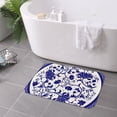 thumbnail image 7 of Non Slip Door Mat, Blue And White Porcelain Fast Drying Bath Tub Mats, Absorbent Bathroom Rugs Entrance Welcome Mat, Bath MatS for Tub, Floor, Home, Kitchen, Hotel,16x24in, 7 of 7