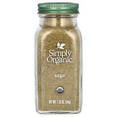 Simply Organic, Sage, 1.2 oz (34 g) Pack of 4
