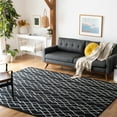 thumbnail image 2 of SAFAVIEH Metro Jenny Diamond Area Rug, Black/Ivory, 8' x 10', 2 of 8