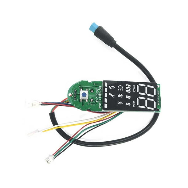 Yuarrent Tablero de instrumentos versión Bluetooth múltiples modos tablero de pantalla Digital piezas de Panel de repuesto para patinete eléctrico Ciclismo No.2 Yuarrent OD010239-01