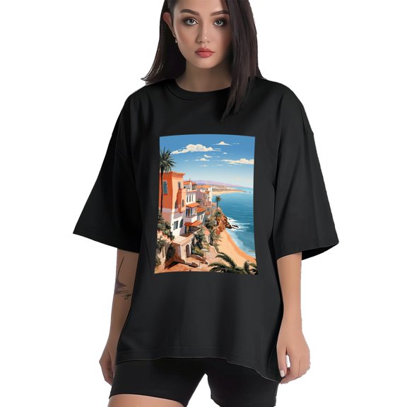 Plus Size Shirt for Women Black Tops for Women Short Sleeves Shirt for Women Beach T Shirt Crewneck Shirt for Women XS