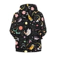 thumbnail image 7 of Xoenoiee Space Cat Rocket Planets Print Trendy Clothes for Teen Girls Boys Zip Up Hoodie Sweatshirt with Pocket Kids Fall Jacket Long Sleeve Casual Coat Outfits, M, 7 of 7