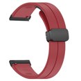thumbnail image 1 of Correa De Reloj De Silicona, Correa De Reloj Deportiva Ajustable Con Hebilla Magnética De Liberación Rápida De 24 Mm Para Correr, 1 of 7