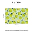 thumbnail image 4 of Placemats Set Of 4 / 6, Cute Lemon Flowers Blueberry Placemats For Dining Table Indoor/Outdoors Heat Resistant Washable Placemats 18" X 12", 4 of 8