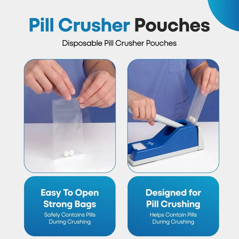 Medline Pill Crusher Pouch, 1000 Count HSA/FSA Eligible - Walmart.com