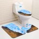 thumbnail image 1 of ABPHQTO Ladera del acantilado rocoso seco contra el cielo Juego de alfombras de baño de 3 piezas Alfombra de baño Alfombra de contorno y tapa de inodoro ABPHQTO Cont-CHAPPLE-32300, 1 of 2
