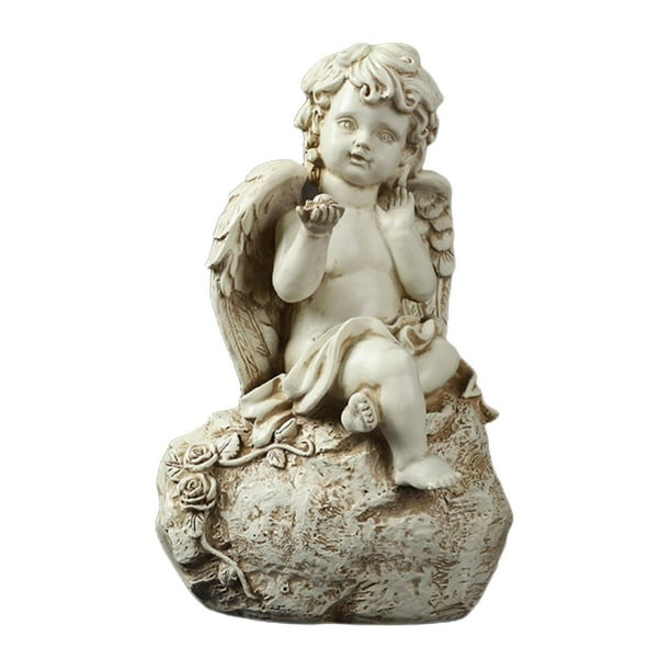 Estatua de ángel decorativa, decoración del hogar, escultura, adornos, accesorios, arte Style3