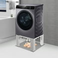 thumbnail image 6 of Dwellnix Adjustable Washing Machine Stand, Stainless Steel, Supports up to 1102 lbs, Riser for Washer, Refrigerator, and Other Large Appliances, Easy to Assemble, 6 of 11