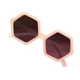 thumbnail image 3 of Kmbangi Kids Hexagonal Sunglasses, UV400 Protection Tinted Beach Sunglasses, 3 of 5