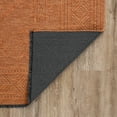 thumbnail image 6 of Alma Transitional 8' x 10' Orange and Copper, Machine Washable Polyester & Cotton Indoor Area Rug, 6 of 10