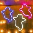 thumbnail image 4 of Modern Home Decor, Shaped Halloween Decoration LED Sign Light Battery Or USB Powered Indoor Night Table Lamp for Home Decoration (Batteries Not Included), 4 of 5