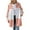Pink, variant on IROINNID Women's Mid-Long Overcoat Contrast Color Long Sleeve Color Blocking Waterproof Outdoor Sports Casual Jacket, Pink