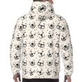 thumbnail image 3 of Bingfone DOGS FACE Men's Drawstring Hoodie Long Sleeve Pocket Sweatshirts-Large, 3 of 6