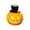 C5, variant on Halloween Themed Matte Pirate Pumpkin Head Micro Ornament DIY Desktop Decor Holiday Gift for Home Office Halloween Party Decoration