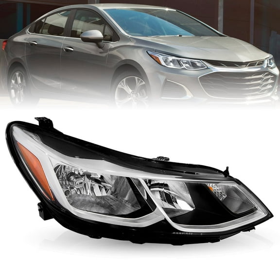 Headlight For 2016-2019 Chevrolet Cruze Halogen Right Passenger Side Headlamp