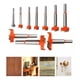 thumbnail image 1 of 10 Pcs Broca Para Bisagra Forstner 12-35 Mm Madera Con Tope naranja, 1 of 5