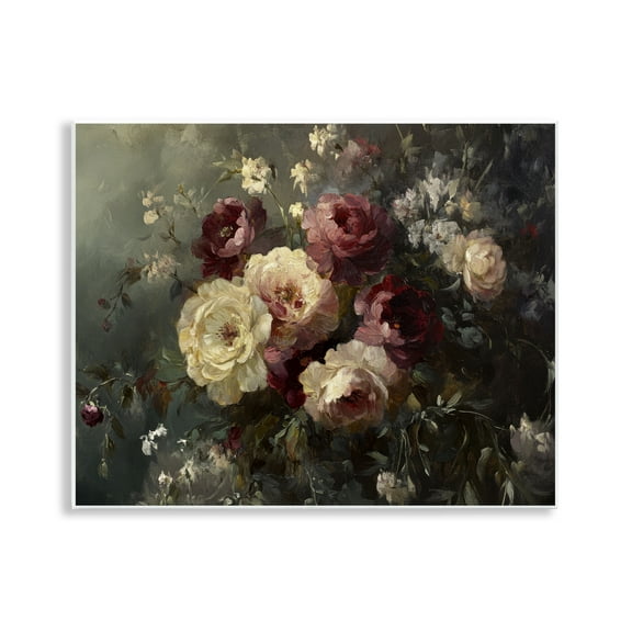 Stupell Industries Floral Decadence Bouquet Plants & Flowers Painting Unframed Art Print Wall Art, 14 x 11