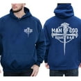thumbnail image 5 of Rustic Cross Christian Double-Sided Hoodie – Unisex Faith Pullover for Men & Women, Man of God Husband Dad Church Wear, 5 of 7