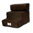 thumbnail image 1 of STARTIST Portable Dog Stairs Ladder Non Slip Small Cat Outdoor Washable 3 Tiers Removable coffee, 1 of 9