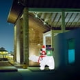 thumbnail image 4 of Injueey Vacaciones de Navidad Inflable Papá Noel Fiesta en el patio al aire libre Conjunto de decoración de explosión Inicio Accesorios de Kits de decoración para fiestas, 4 of 6