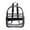 Black, variant on pstuiky School Backpacks, Large Capacity Transparent Backpack, PVC Storage Bag, Student Backpack Backpacks for School Back to School Up to 65% Off
