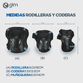 thumbnail image 3 of Set de Rodilleras y Coderas - Ideales para Biclicleta, Patineta ó Patín - Talla Mediana - Resorte Ajustable - 6 Piezas en Total - Incluye Protectores para Mano Gim Sports Qj-330, 3 of 4