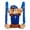 Blue, variant on Plush Backpack - - Rubble Ready for Action Soft Doll New 121987