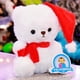 thumbnail image 3 of Pelucheria Peluche de osito navideño Blanco 18 cm, 3 of 4